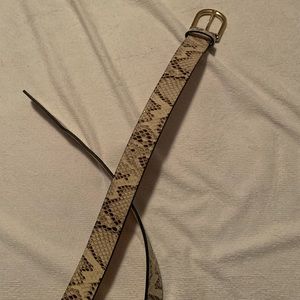 H&M snake skin belt